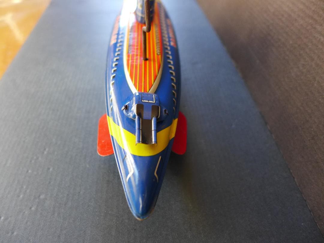 時代物【美品】米澤玩具　ノーチラス号　ブリキ　古玩具　日本製　昭和レトロ