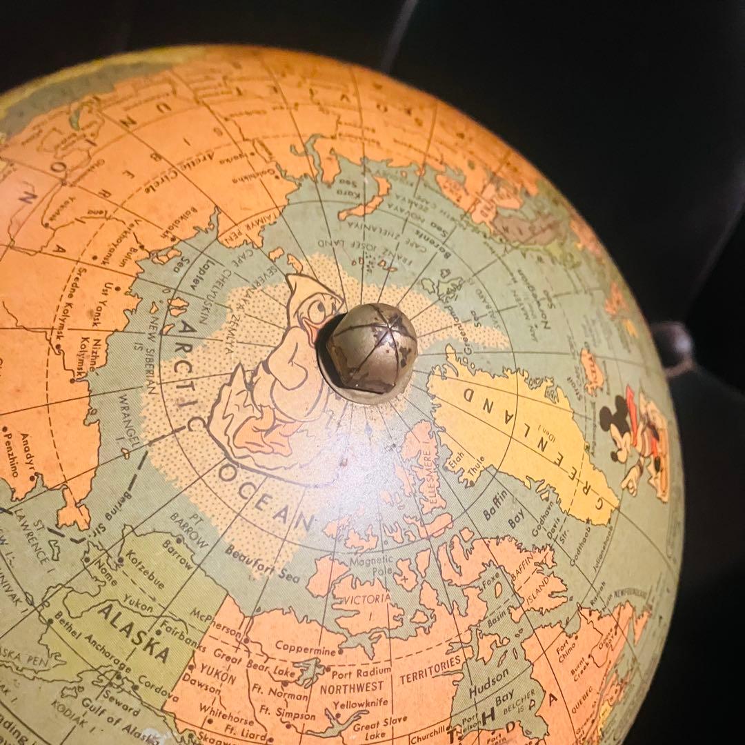 激レア 60's Rand McNally ディズニー 地球儀