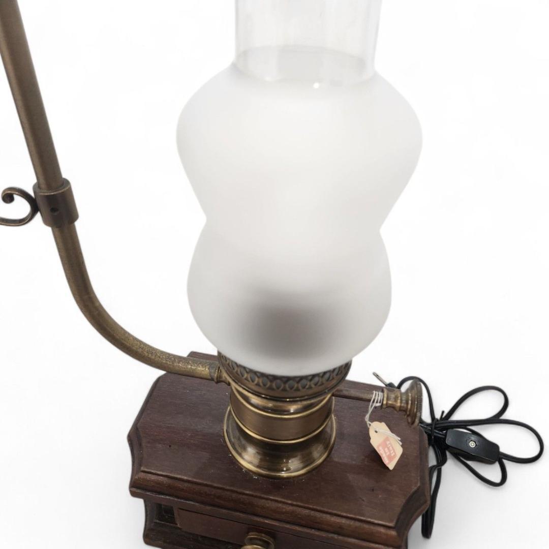 美品 vintage Made in Italy 卓上ランプ 薔薇 小物入れ付き