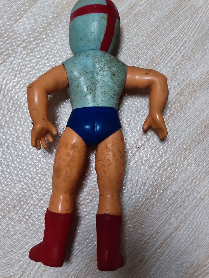 中嶋製作所 タイガーマスク ゴルゴダクロス ソフビ 辻なお 梶原一騎 昭和レトロ