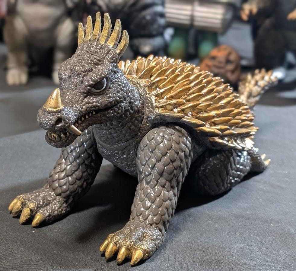 昭和ゴジラ・ミニラ・バラゴン・モゲラ・メカゴジラ他（バンダイ）ソフビ９体セット