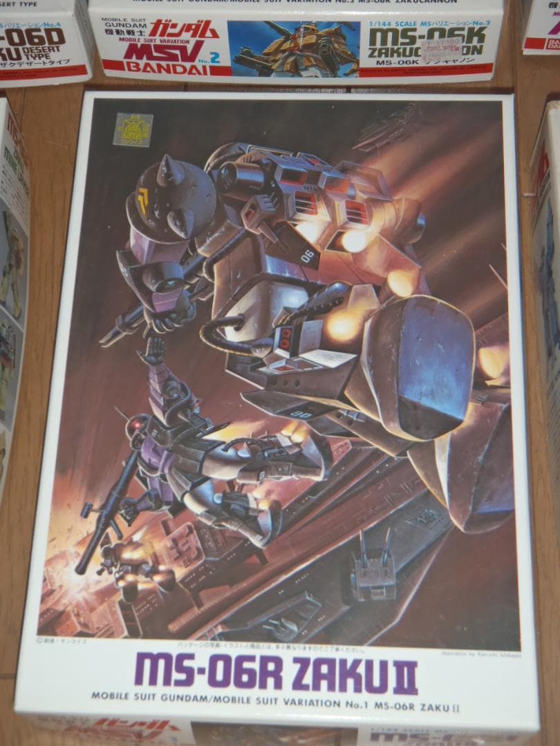 MSVザクシリーズ６体セット　旧キット　ガンプラ　機動戦士ガンダム パーツ欠品有