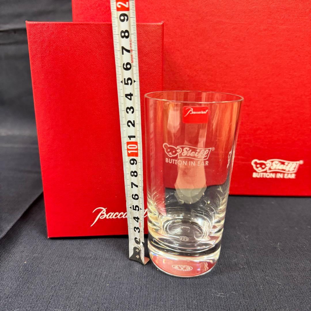 138-38 限定品 シュタイフ×バカラ 2004年 テディベア＆グラス セット