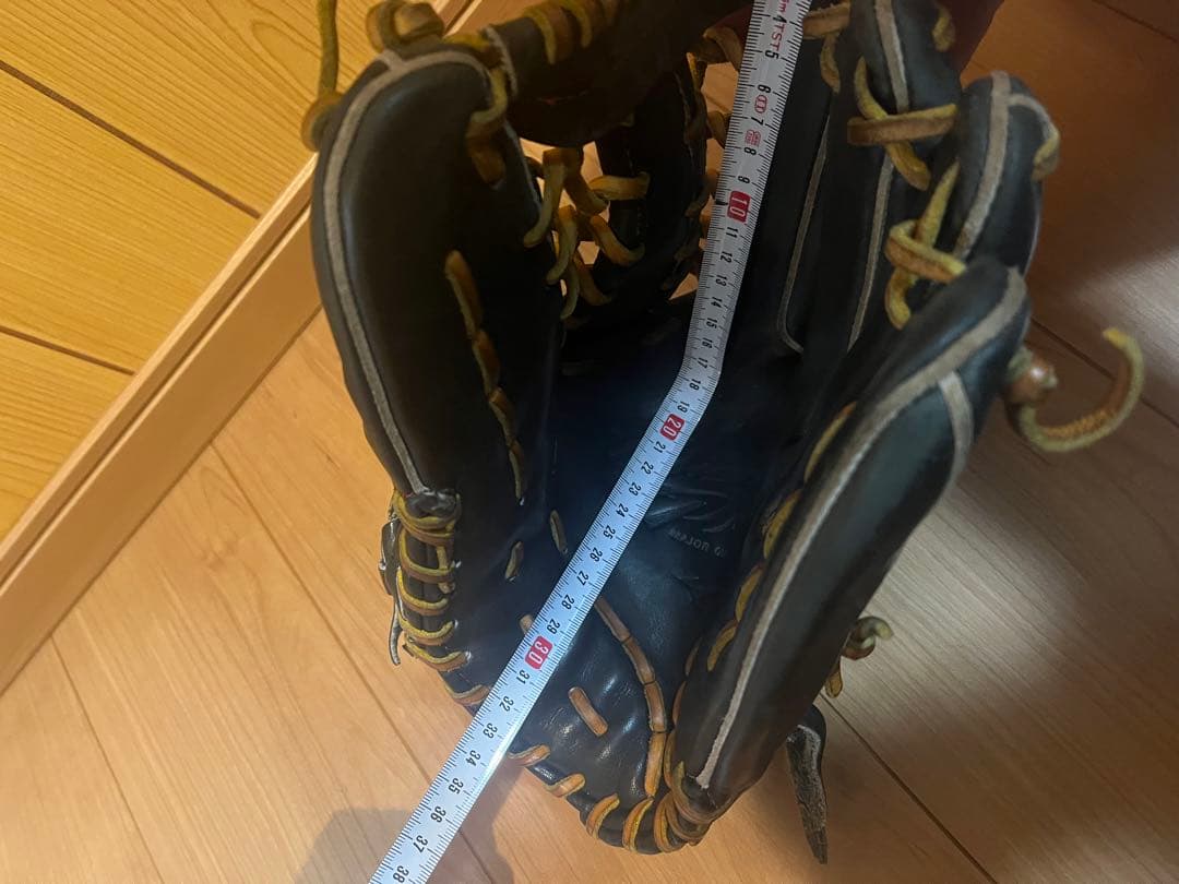 ミズノ 硬式　グローブ 黒　ミズノプロ