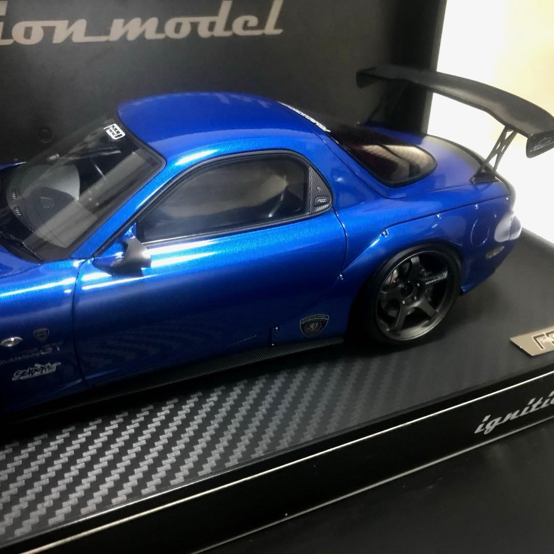 イグニッションモデル FEED RX-7 FD3Sブルーメタリック