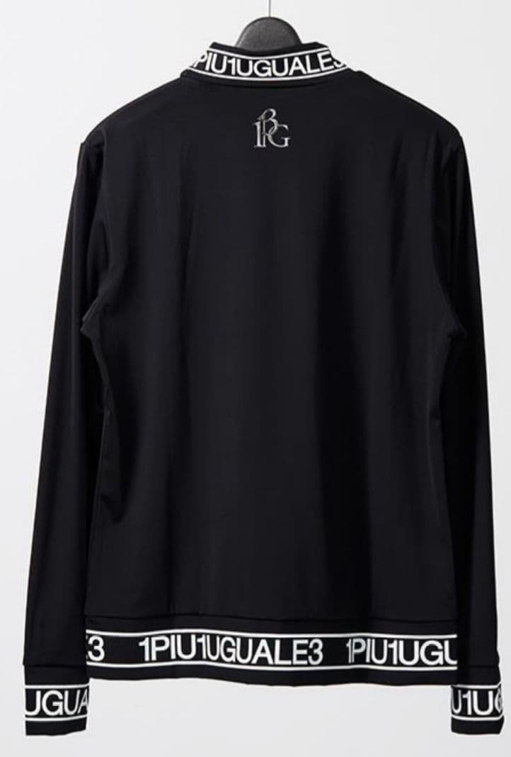 ウノピゥウノウグァーレトレ 1PIU1UGUALE3 長袖モックネック 黑 Ⅳ