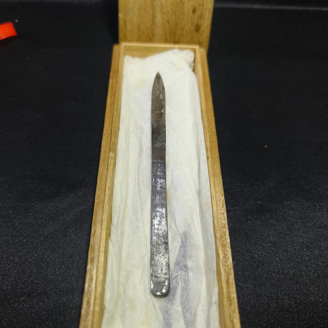 馬針 鉄地 江戸骨董 長さ10cm 本物 珍品 武具刀装具 旧家蔵出蒐集家放出