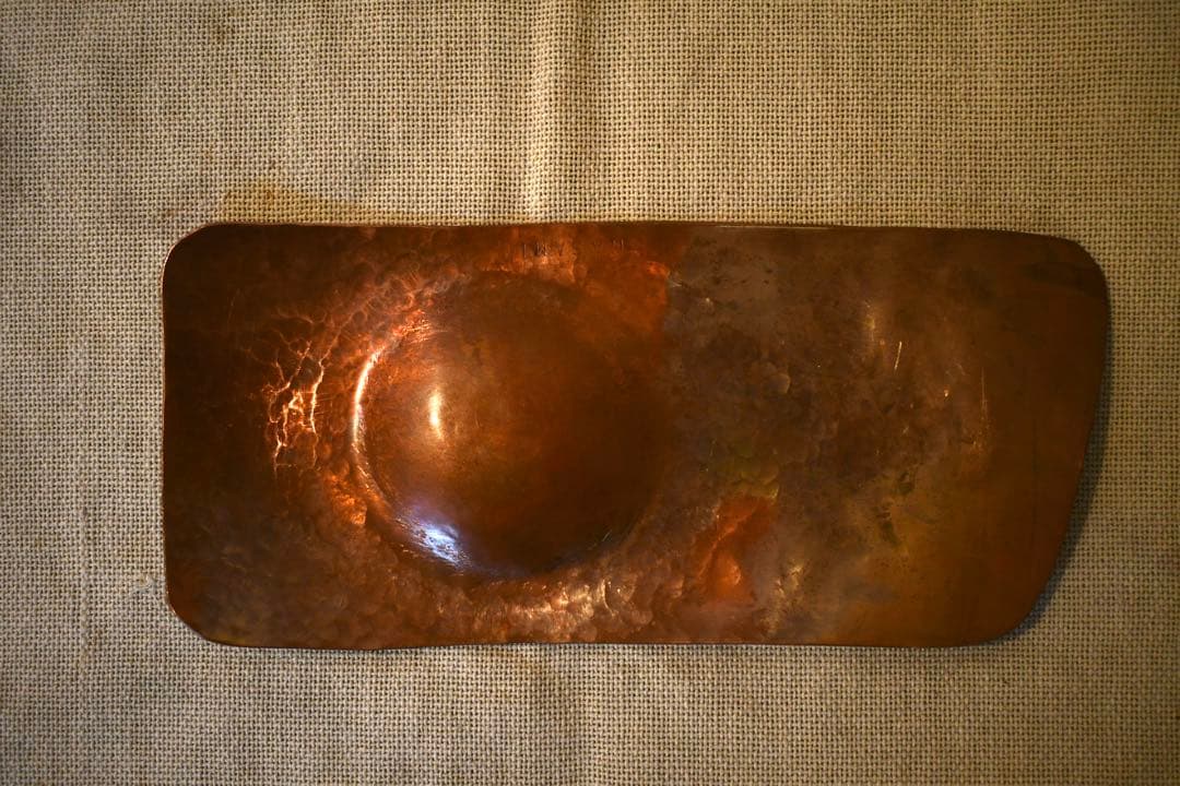 水野正美　真鍮プレート　お皿　燭台　カトラリー　茶器　ブロカント　作家　民藝