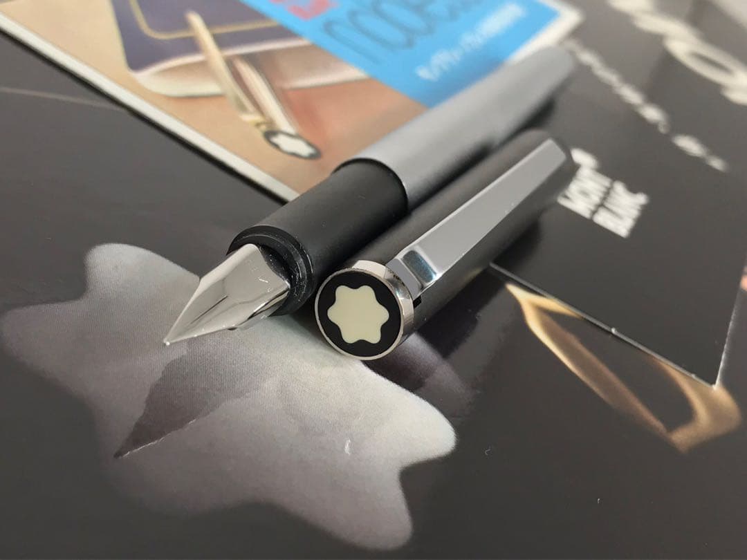 ⭐️非常に稀少なモデルNo1120ブラック&グラファイトメタリック仕上⭐️モンブラン