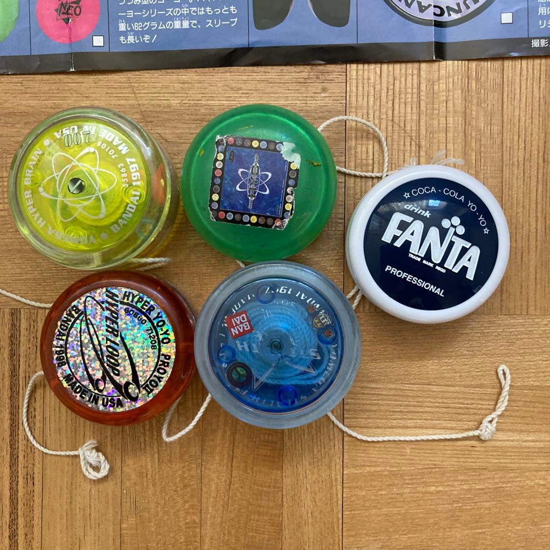 Duncan他ハイパーヨーヨー 9個ミニ5個ウッドベアリングセット ポスター付き