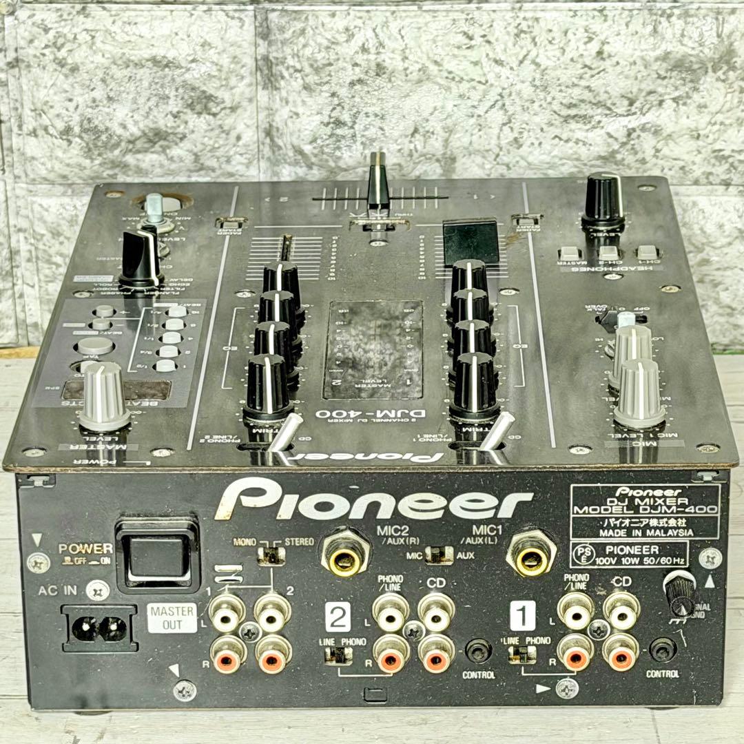 ジャンク品 Pioneer DJ「DJM-400」コンパクトDJミキサー