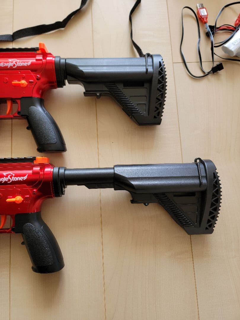 今週限定価格　大量スポンジ弾　充電式アサルトライフル　2個セット