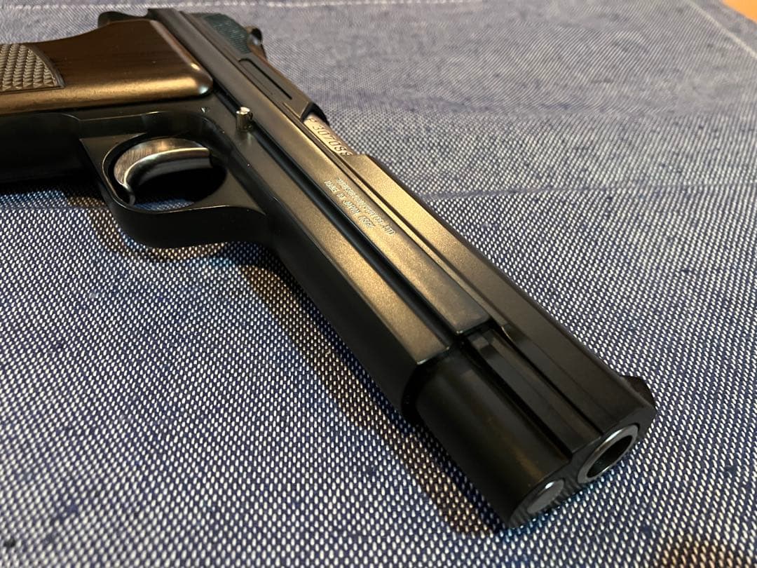 美品マルシンSIG P210-6 ガスブローバック ブラックABS ケース付き★