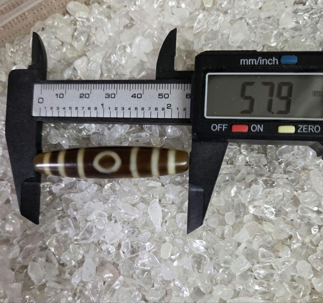 067　天珠　正統派　三眼天珠　dzibeads！