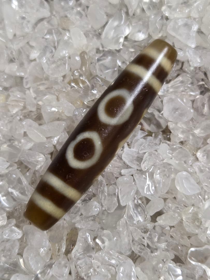 067　天珠　正統派　三眼天珠　dzibeads！