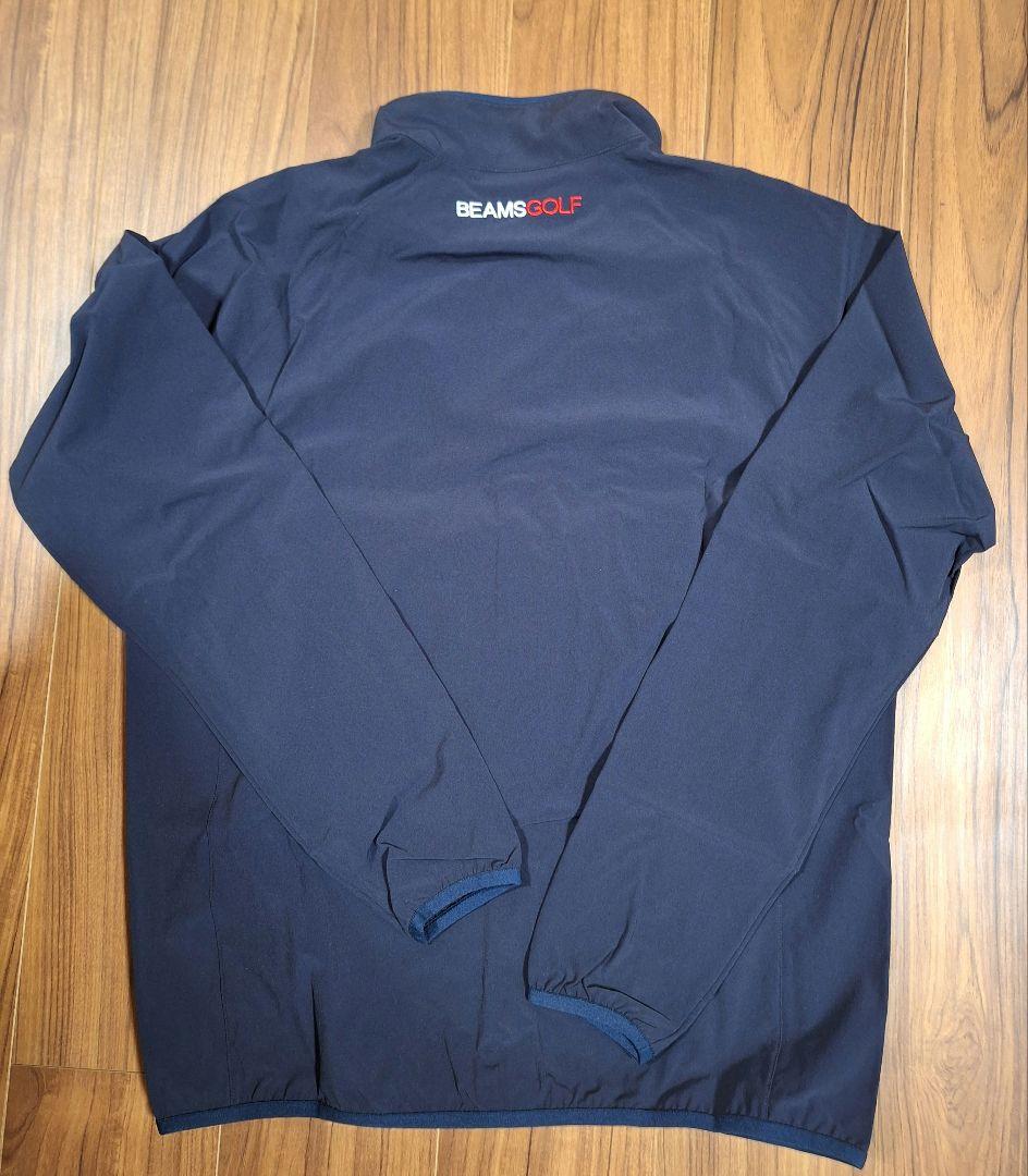 BEAMS GOLFネイビー ゴルフジャケット ストレッチ XL