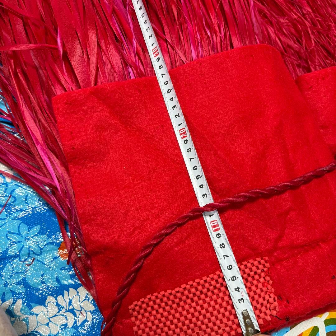 『りか品です』タヒチアンダンス　ロングモレ　＊情熱の赤