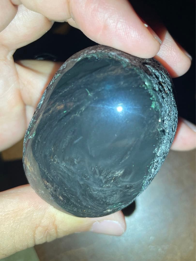 研磨品　十勝石玲瓏　マホガニーオブシディアン　ゴールデンレインボーシラー