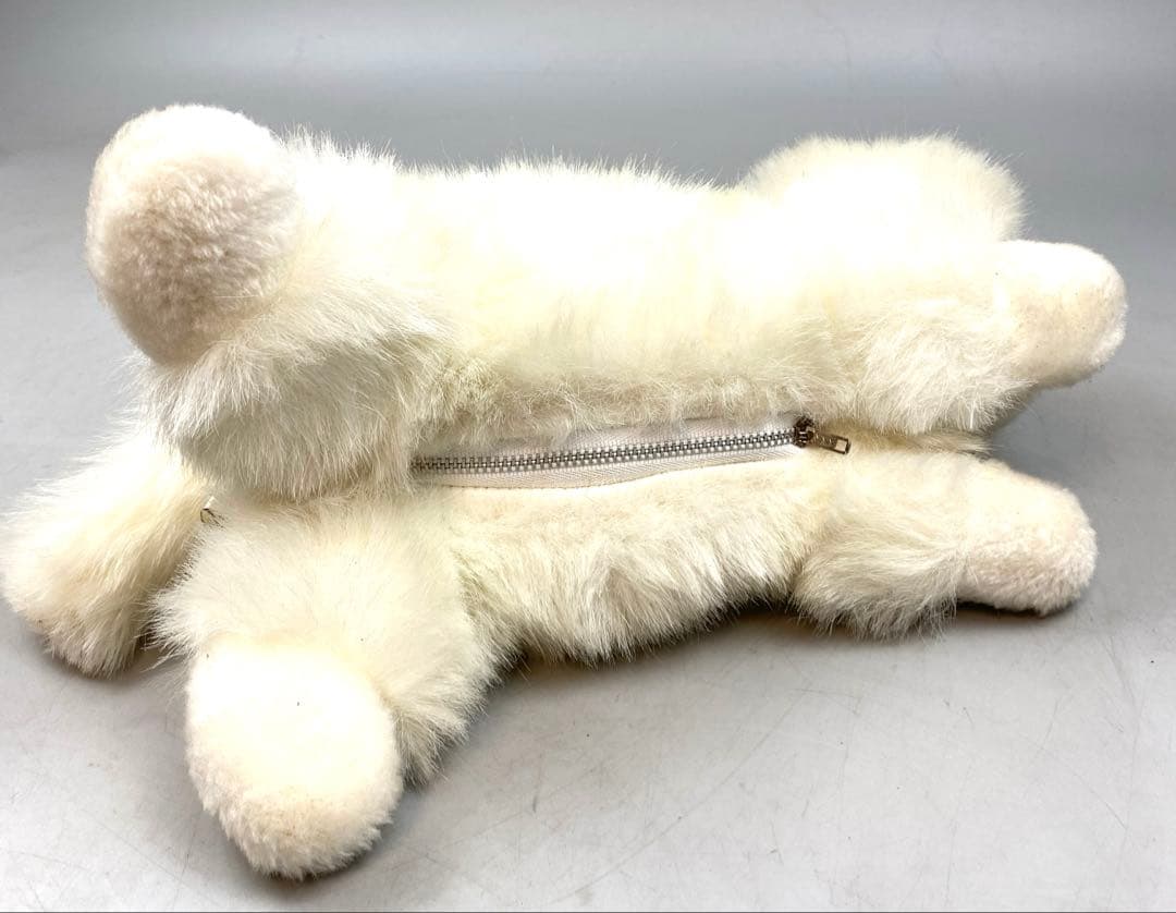 激レア！80s ビンテージ 日本製 吉徳 昭和レトロ 白猫 ぬいぐるみ11