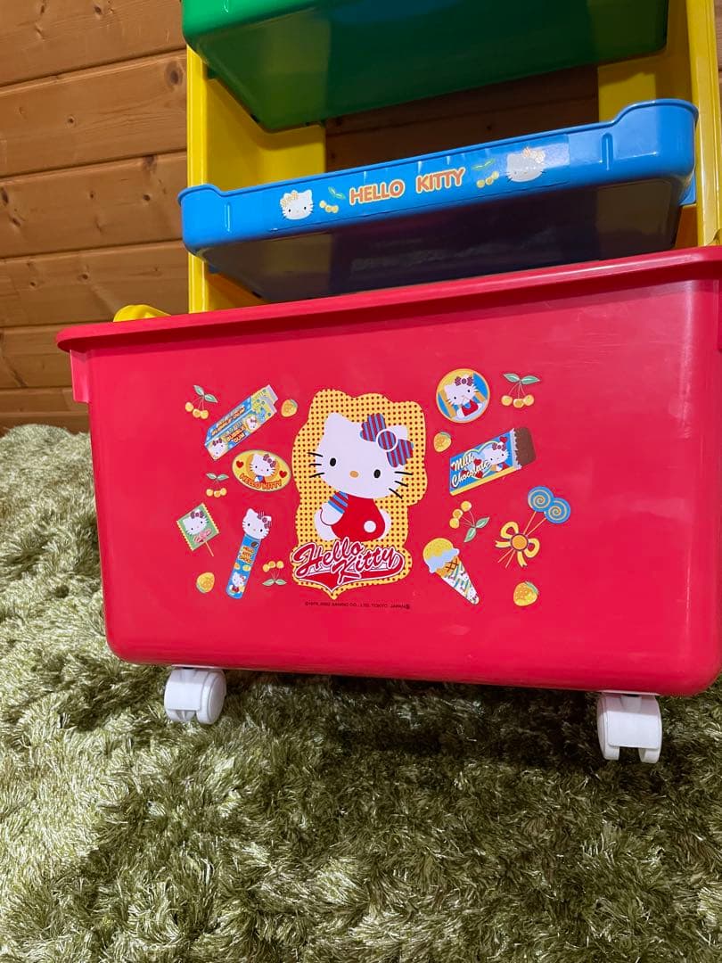 キティ　マルチキッズラック　収納　2003年　当時物　サンリオ　ハローキティ
