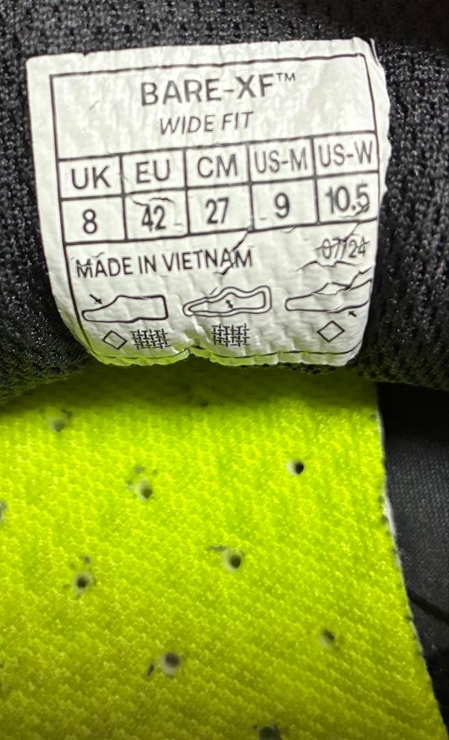 INOV-8 BARE-XF ブラック 27.0cm