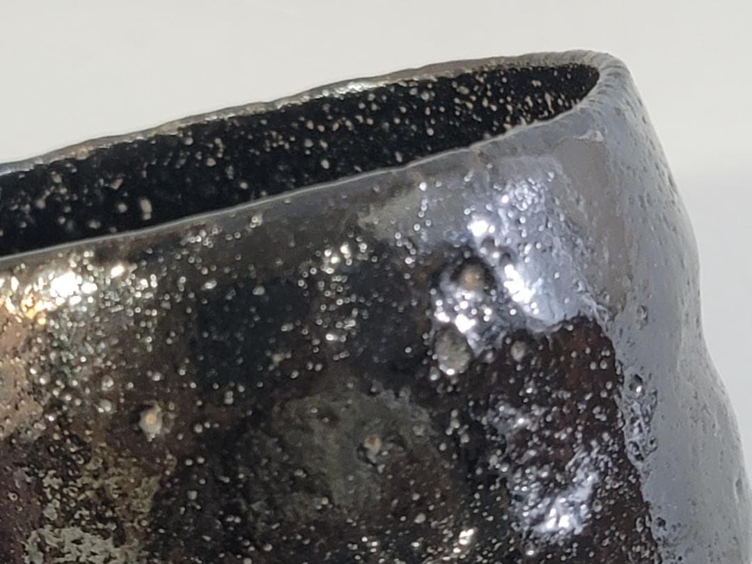 茶道具　黒楽茶碗 美品　 楽茶碗　抹茶碗 DT766