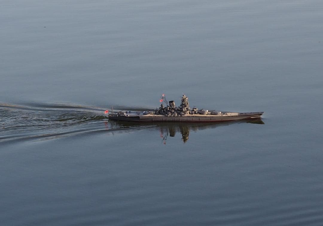 戦艦大和 ラジコン 完成品セット ①