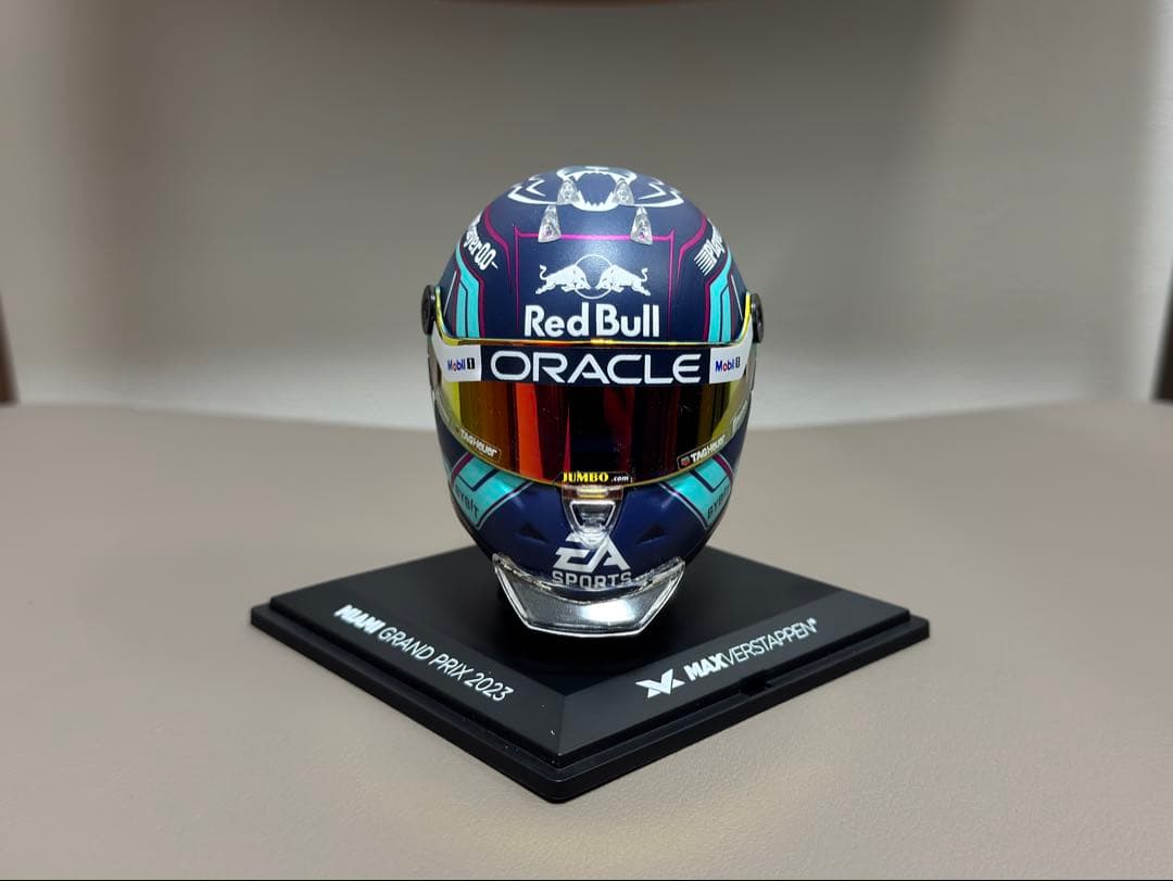 マックス・フェルスタッペン　2023 マイアミGP ヘルメット　1/4スケール