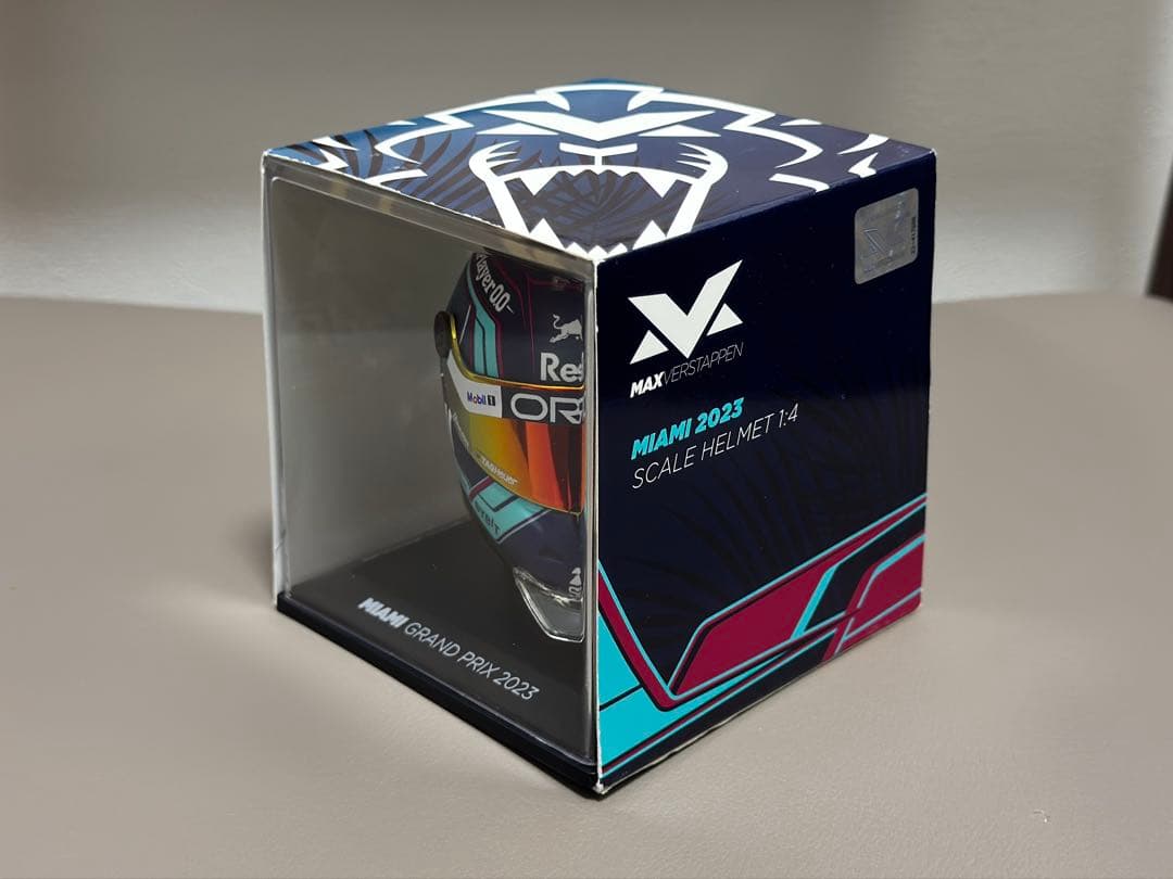 マックス・フェルスタッペン　2023 マイアミGP ヘルメット　1/4スケール