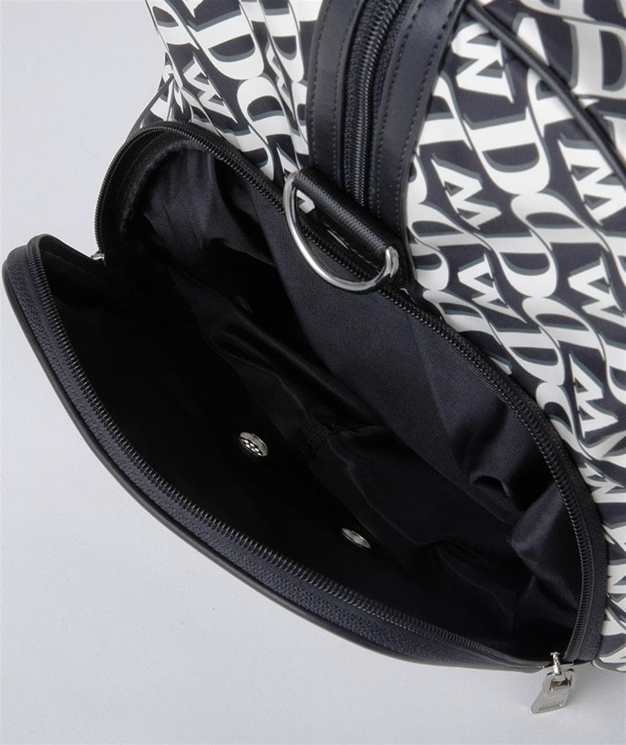 新品☆ダンスウィズドラゴン モノグラム プリント ボストン☆シューズケース☆茶色