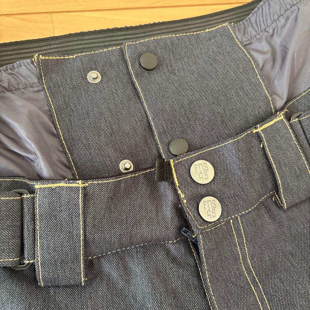 【美品】スノボ デニムパンツ　ユニセックスS