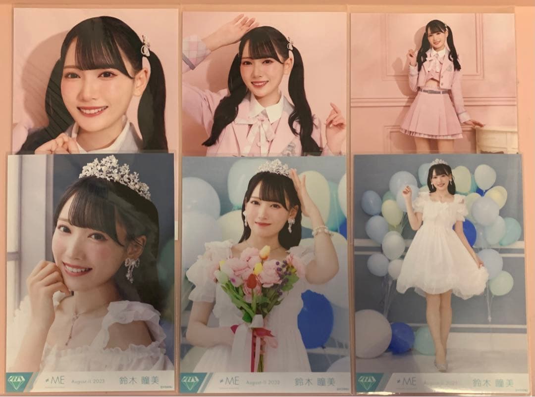 鈴木瞳美 生写真 直筆 アクスタ 缶バッジ ペンライトフィルム うちわミニフォト