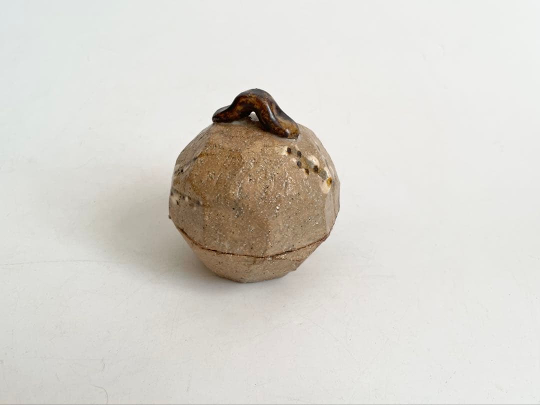 陶芸家　田端志音　乾山　絵錦　香合　梅香合　茶道具　共箱