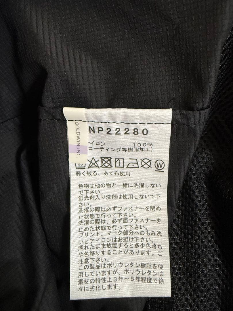 ノースフェイス　スワローテイルベントフーディ NP22280 Lサイズ