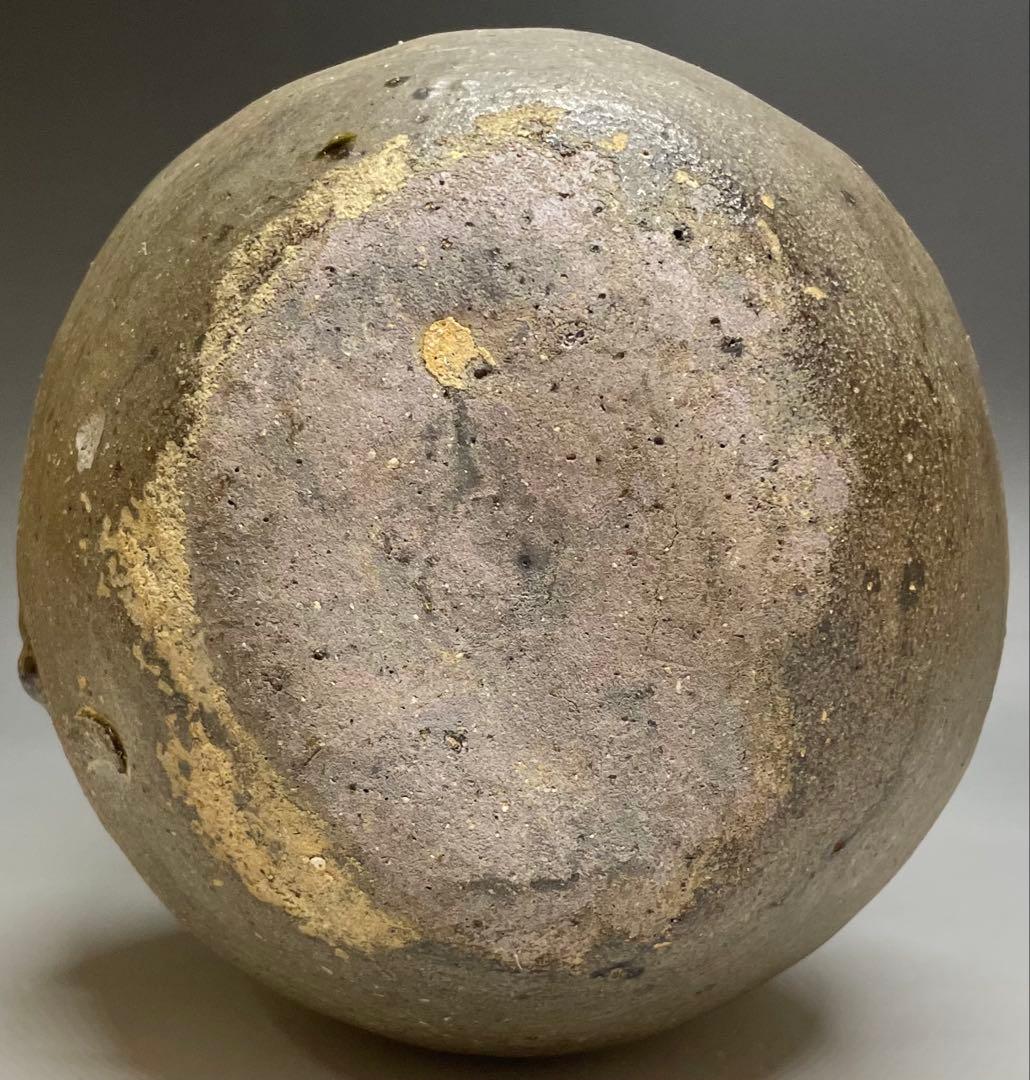 須恵器　新羅　長頸壷　自然釉　L691