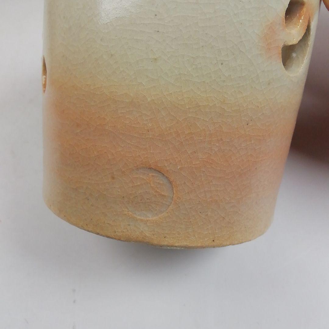 Ｗ６　蓋置　『萩焼』『椿窯　天鵬山 造』　共箱　茶道具