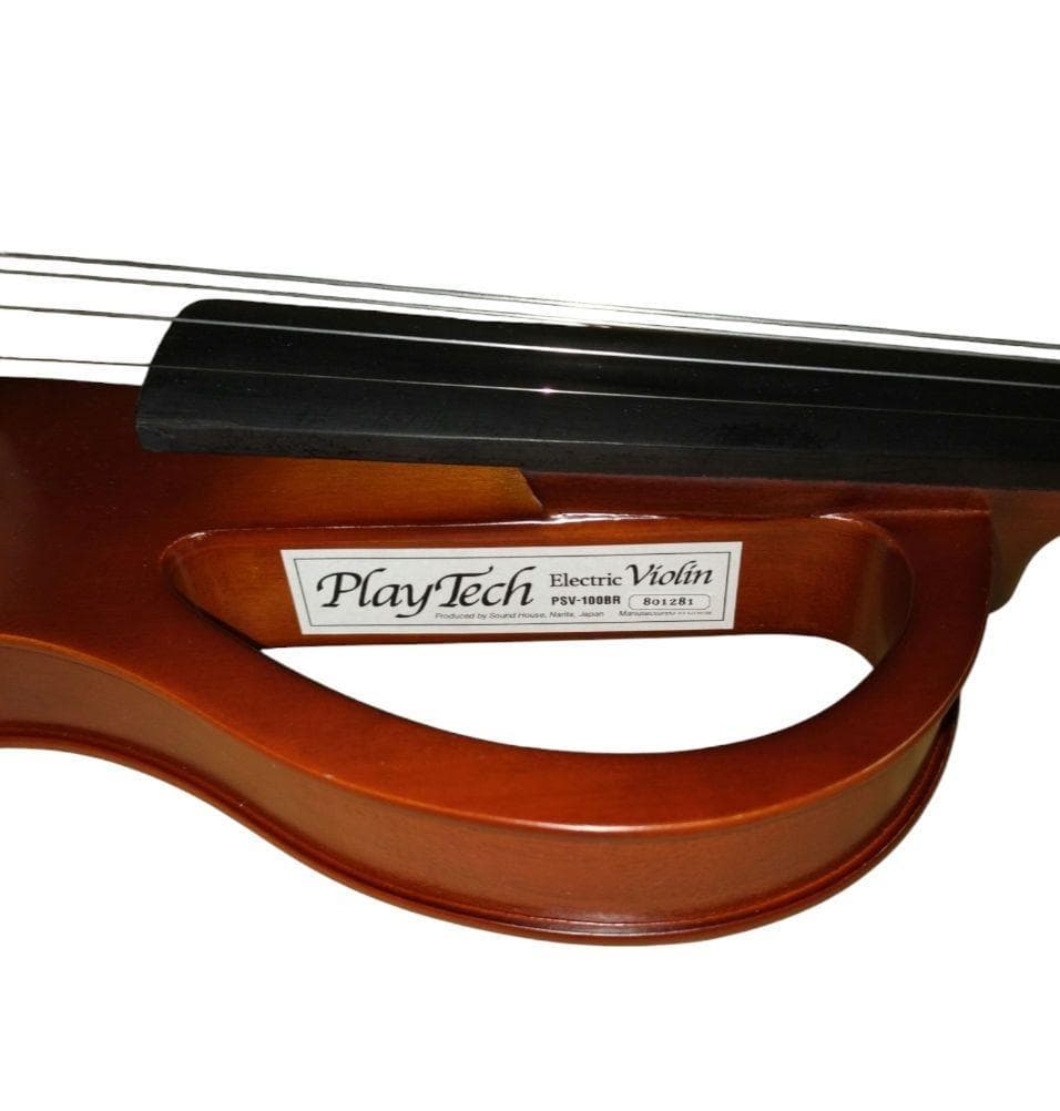 美品 PLAYTECH PSV100BR エレクトリックバイオリン 4/4サイズ