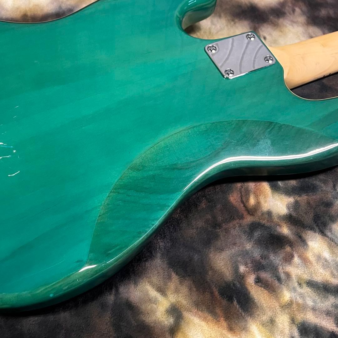 フォトジェニック ジャズベース シースルーグリーン 管AE