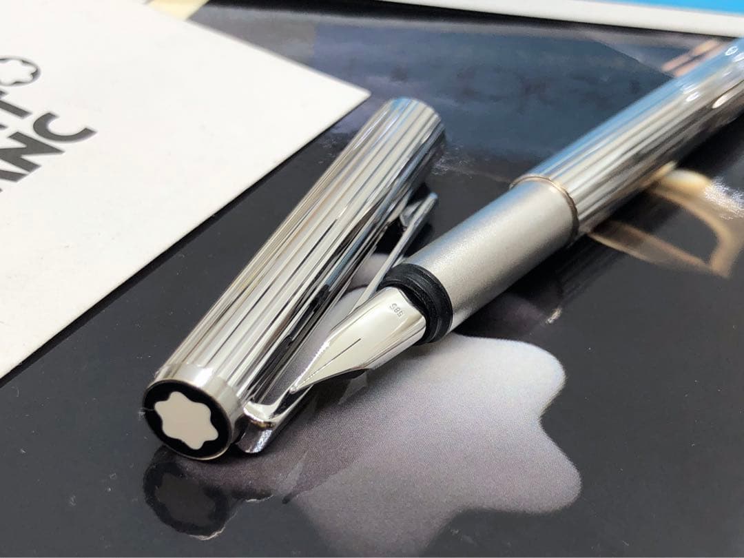 ⭐️モンブラン製⭐️金運アイテム⭐️頂点の総プラチナ張り⭐️ノブレスモデルNo1157⭐️