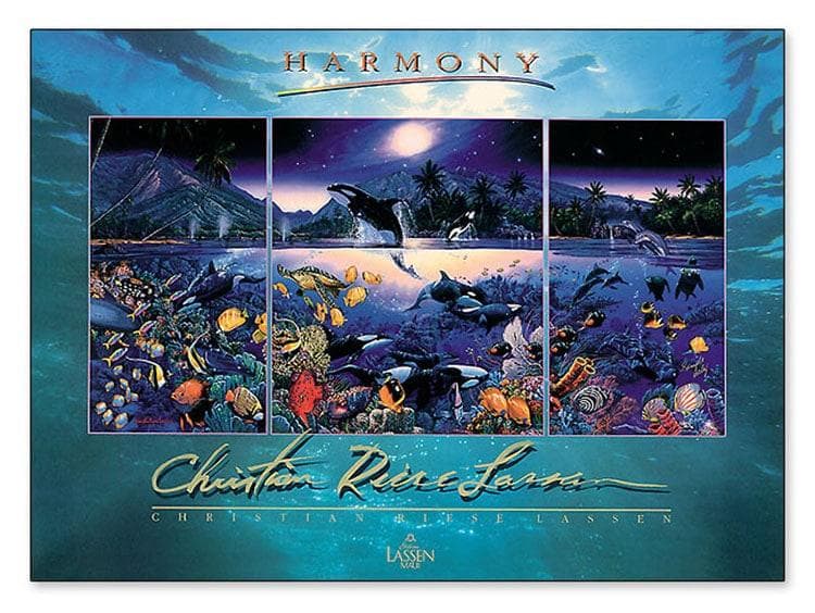 額装品/Harmony/クリスチャン ラッセン/アート/ポスター/インテリア