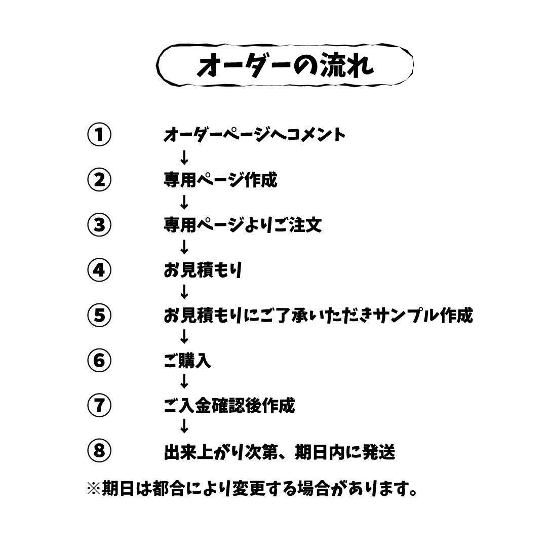 Ⓜ︎　ミニうちわ文字　ステッカー