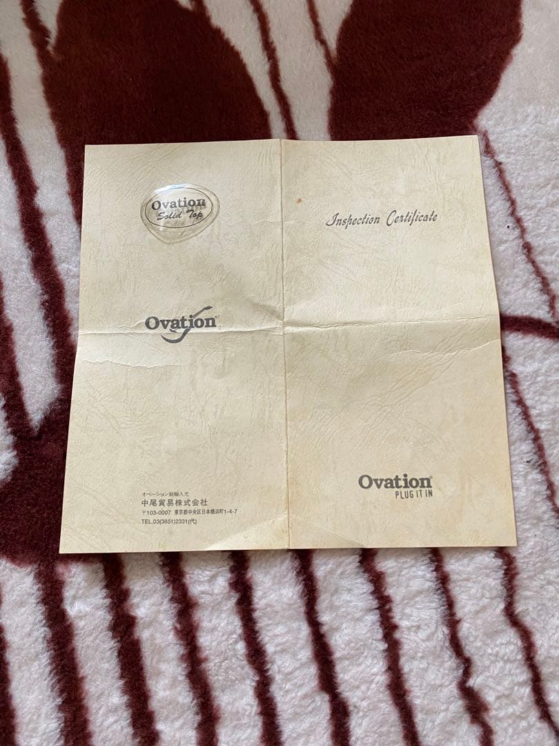 Ovation OP30 アコースティックギター