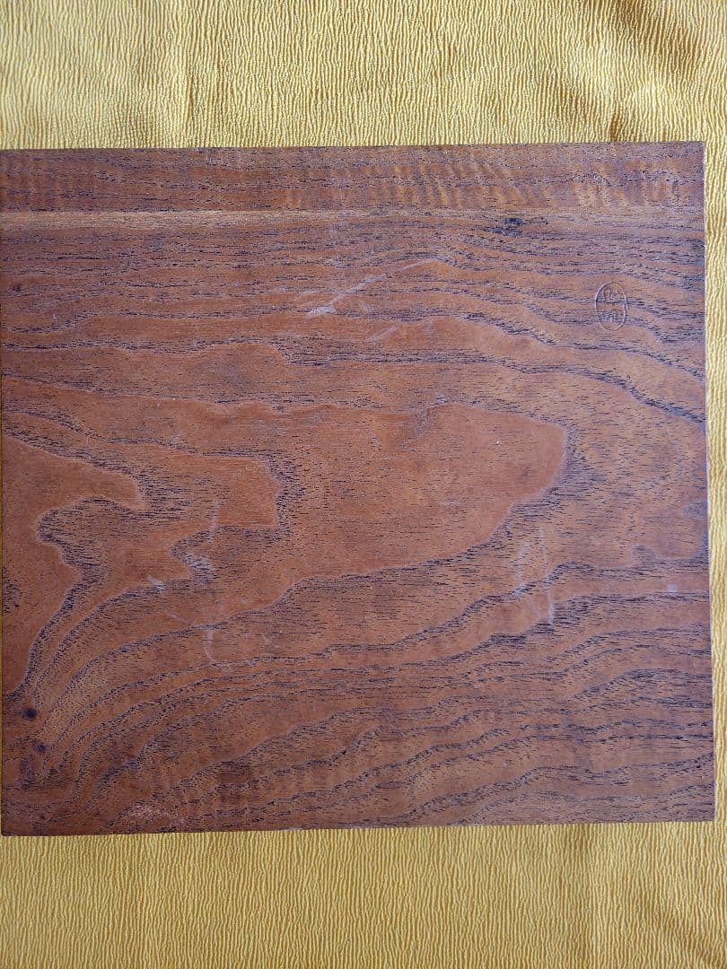 美品 陶器風炉★電熱器、楡材敷板、特注品金属底板のセット