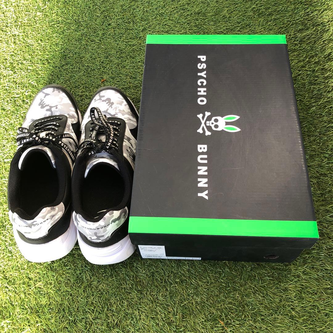 PSYCHO BUNNY カモフラージュ ゴルフスニーカーサイズ27.5cm