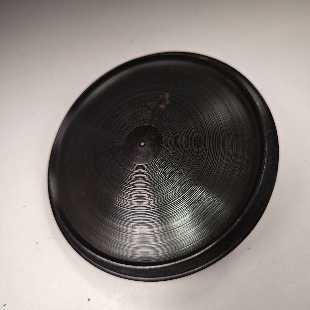 イ485 茶釜『釜師　畠春斎』『平蜘蛛釜　共箱』鉄釜　茶道具