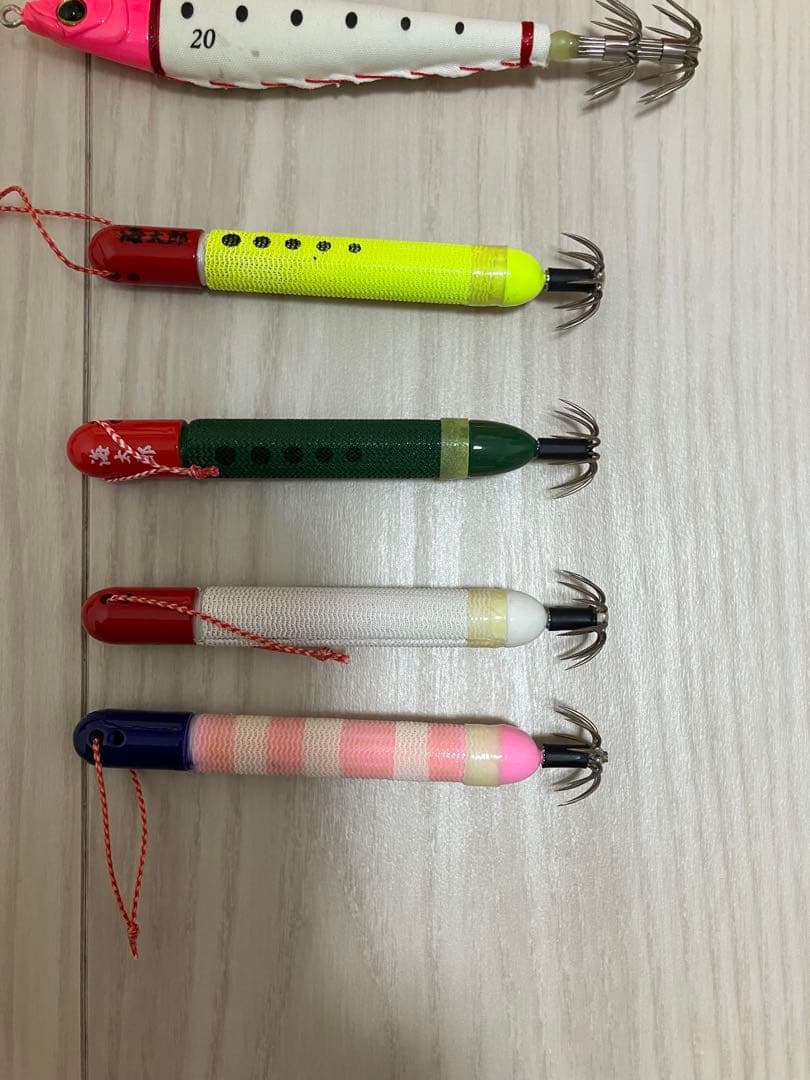 イカメタル用エギとメタルスッテ、ほぼ未使用品