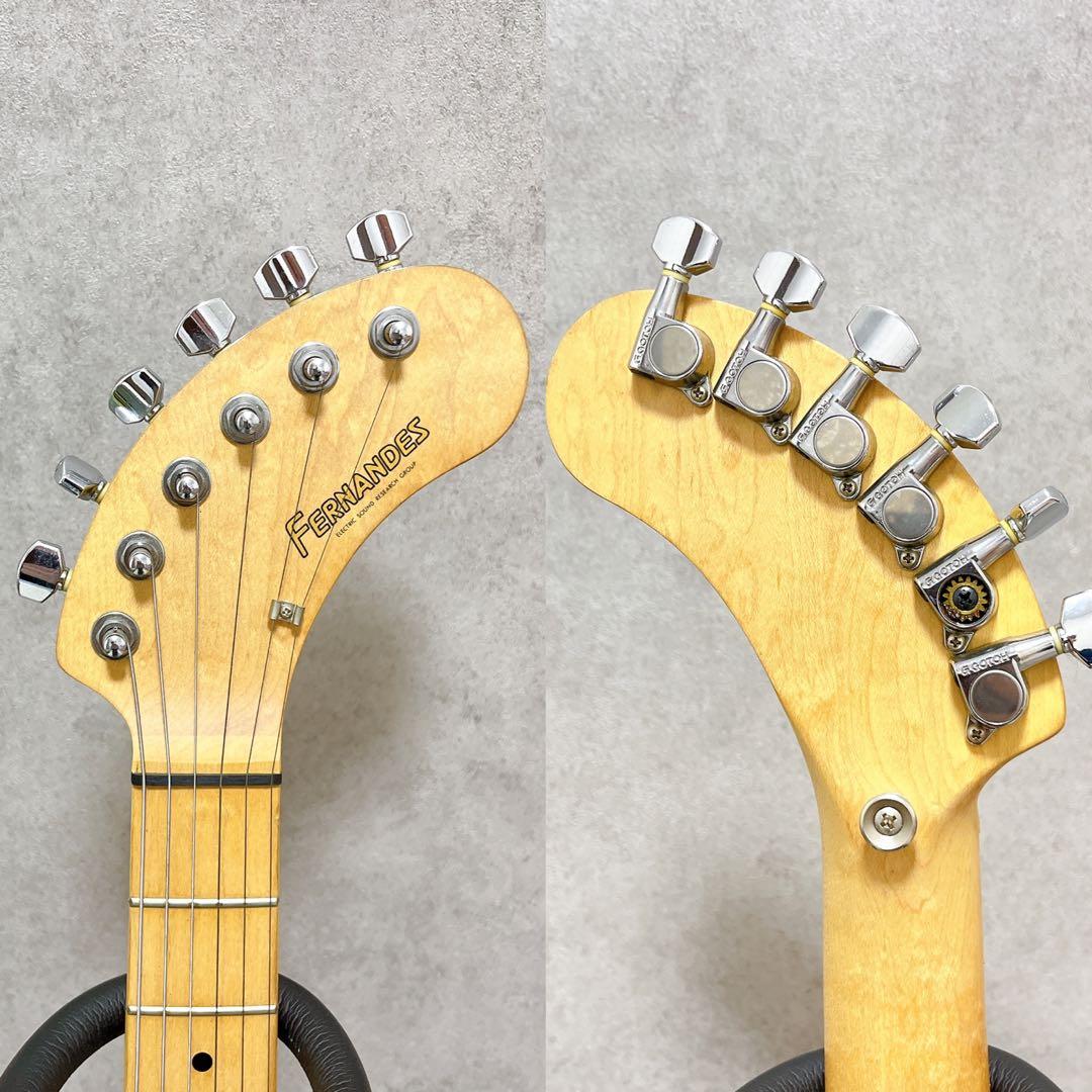 zo-3 GF キルトトップ フェルナンデス アンプ内蔵ミニギター 赤 レッド