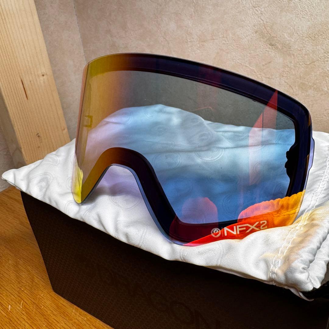【美品】DRAGON ドラゴン ゴーグル NFX2 交換ゴーグル付き