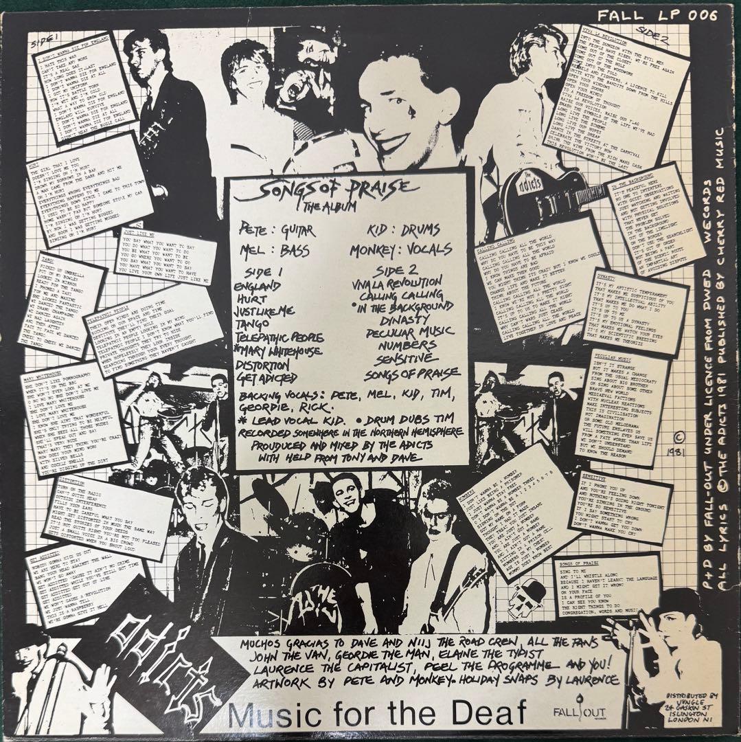 THE ADICTS レコード　limited color vinyl 盤極美品