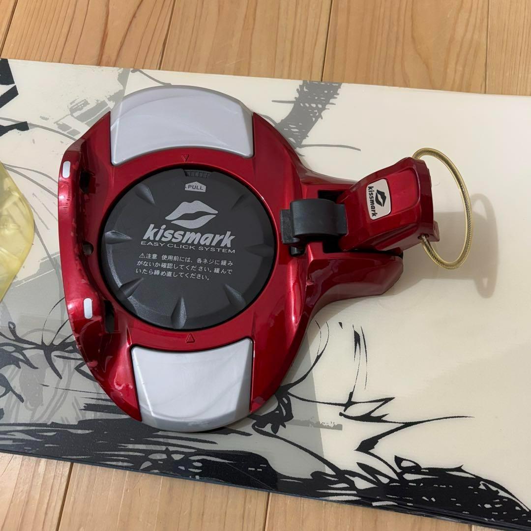 スノボ　K2 RESPITE 140 ビンディング　キスマーク　ステップイン